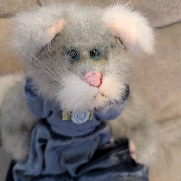 Vintage 1993 - TY The Attic Treasures Collection 9” Whiskers The Cat - Picture 3 of 7